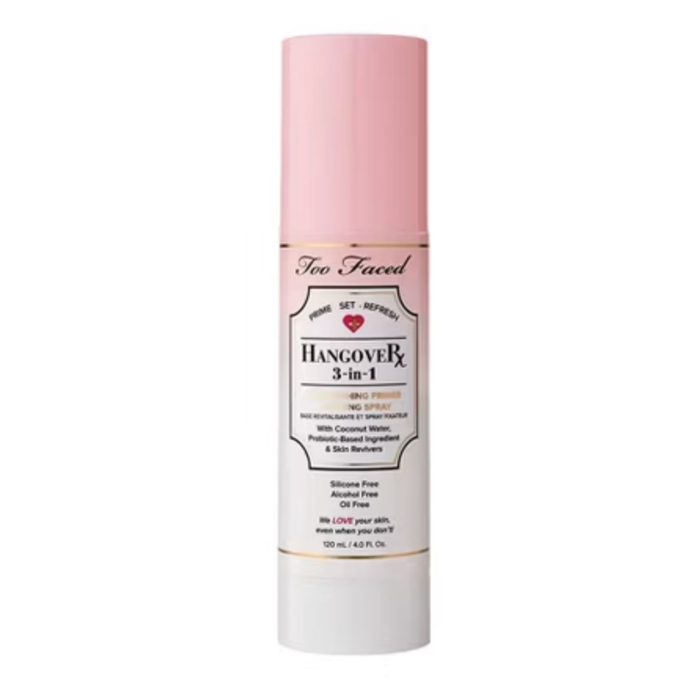 Too Faced HangoveRX 3-In-1 Replenishing Primer & Setting Spray NIB